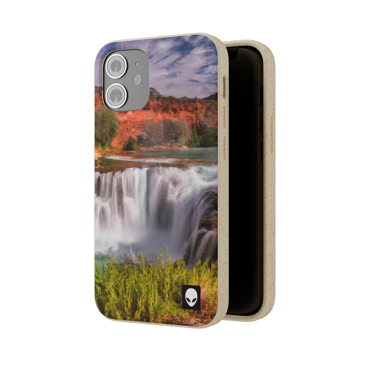 "Capturing Nature's Beauty: Crafting an Iconic Landscape in Vibrant Art" - The Alien Eco-friendly Cases