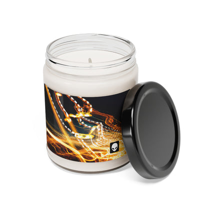 "Chaotic Disruption: An Abstract Exploration" - The Alien Eco-friendly Soy Candle