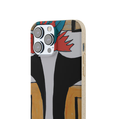 "Explorando el equilibrio y los patrones en el arte abstracto" - The Alien Eco-friendly Cases