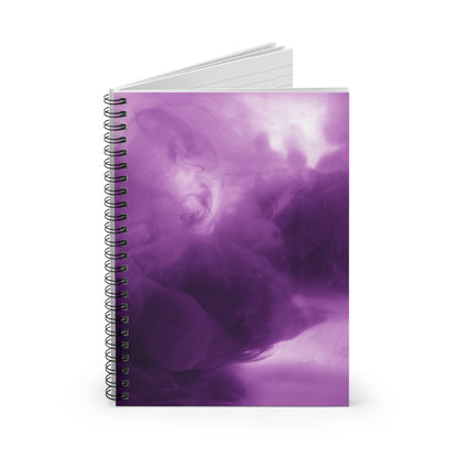 Pruple Smoke - The Alien Spiral Notebook (Ruled Line)