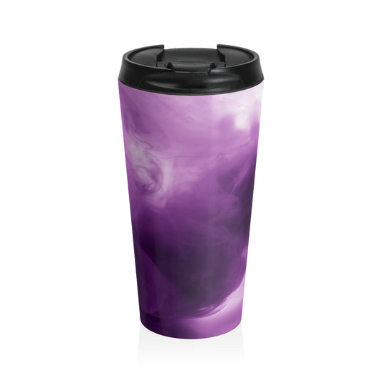 Pruple Smoke - La taza de viaje de acero inoxidable alienígena