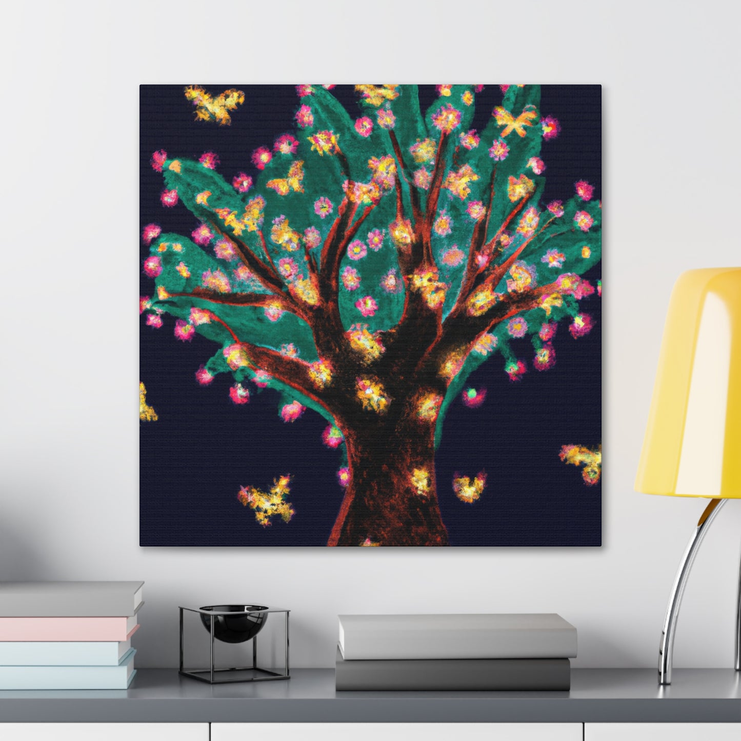 The Magical Firefly Tree - The Alien Canva