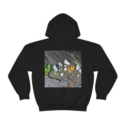 "Elementos de la naturaleza: creación de un paisaje creativo" - Sudadera con capucha unisex The Alien