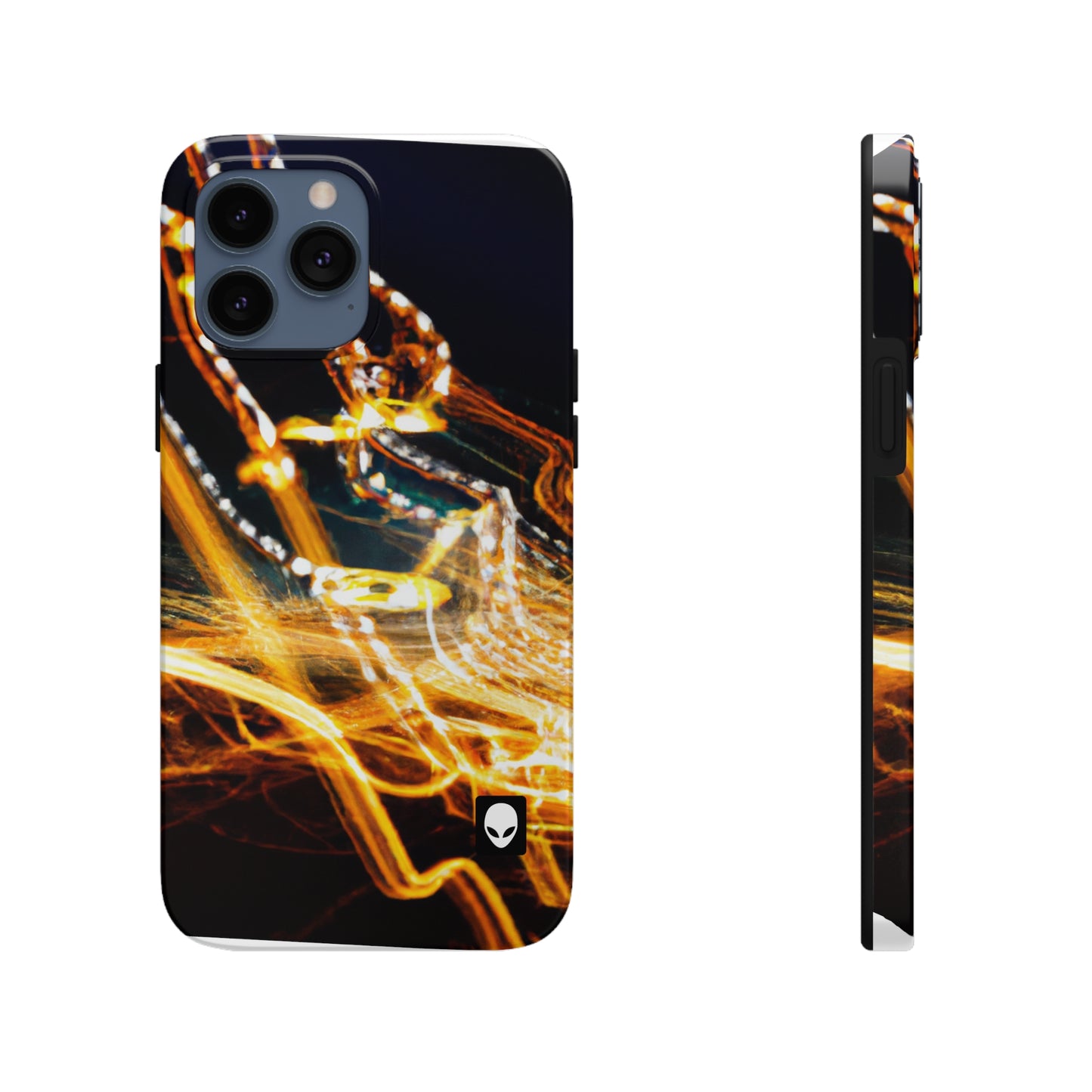 "Chaotic Disruption: An Abstract Exploration" - The Alien Tough Phone Cases