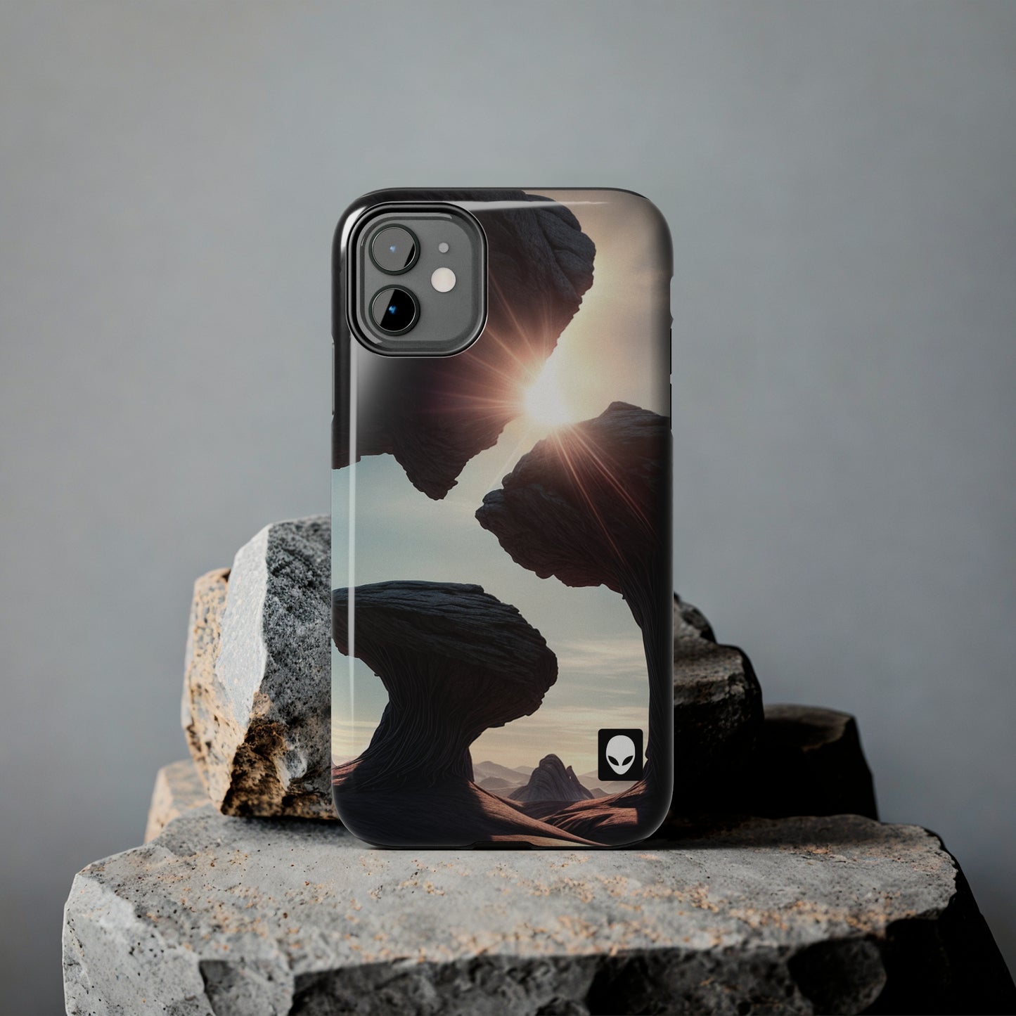 "Alien Landscape Odyssey" - The Alien Tough Phone Cases