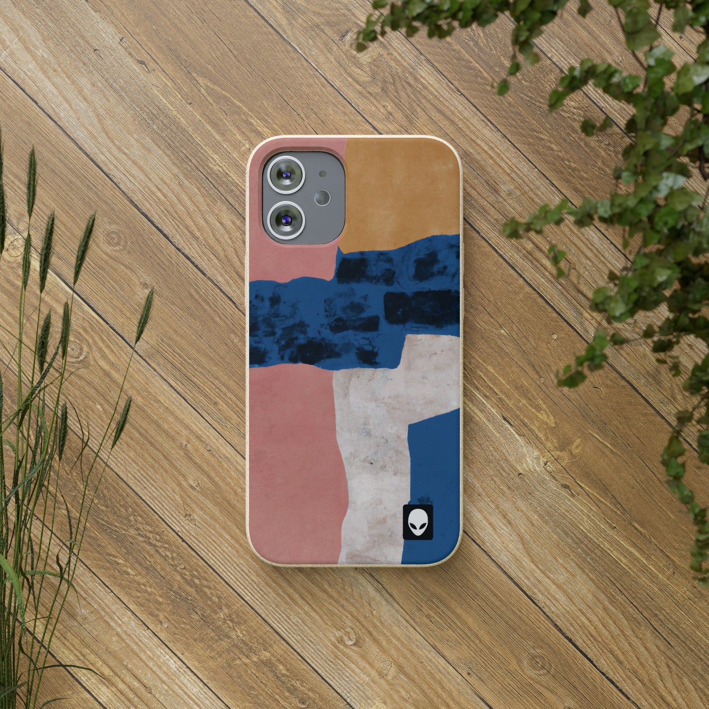 „Zusammenspiel von Licht und Schatten: Eine abstrakte Collage“ – The Alien Eco-Friendly Cases