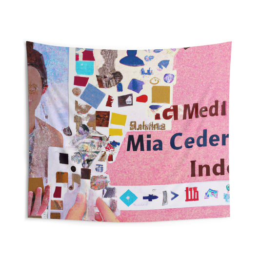 "Construyendo una identidad en línea: un collage de redes sociales" - The Alien Wall Tapestries