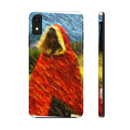 El extraño de la capa roja andrajosa - The Alien Tough Phone Cases