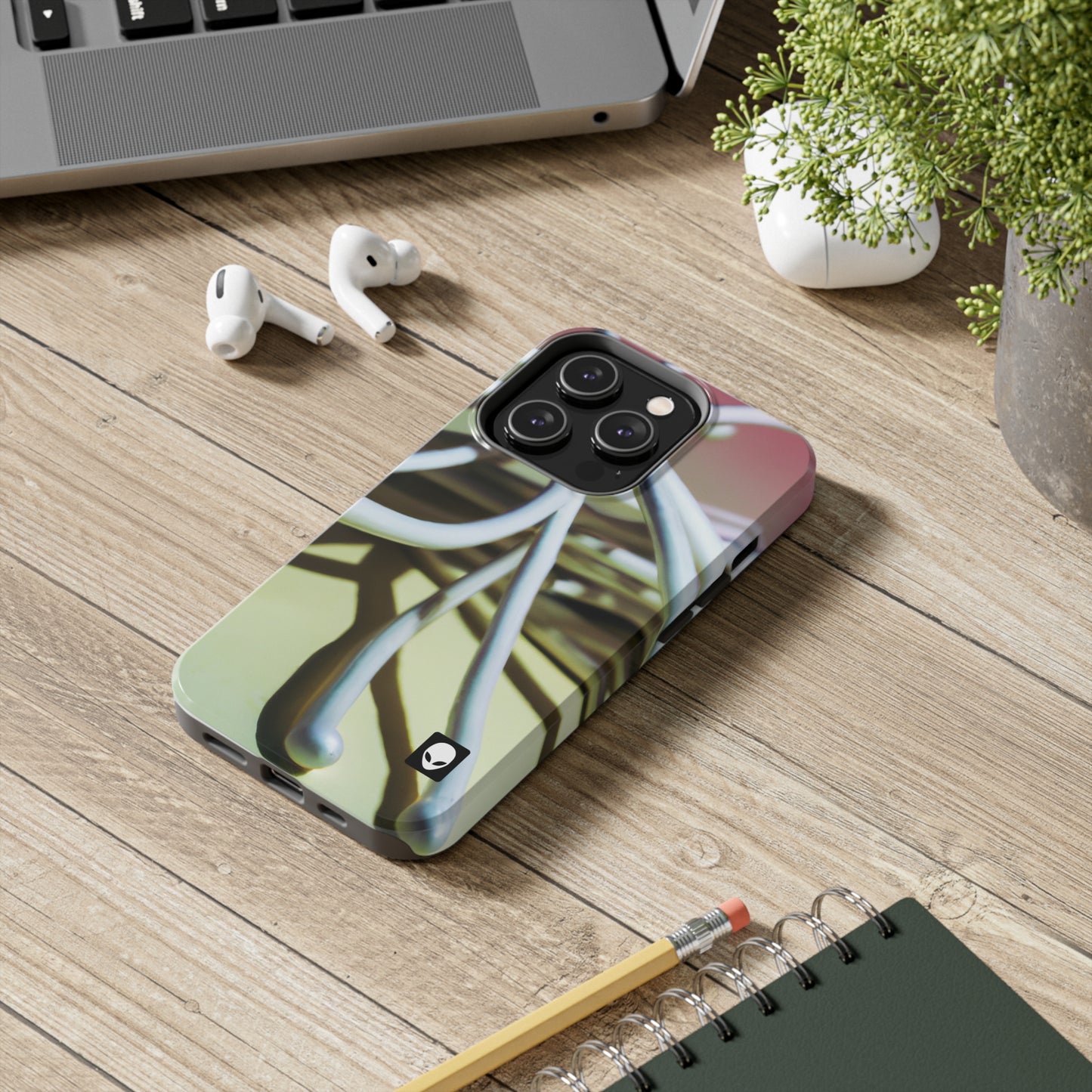 "Abstract Artistry: Constructing Emotion from Common Objects" - The Alien Tough Phone Cases