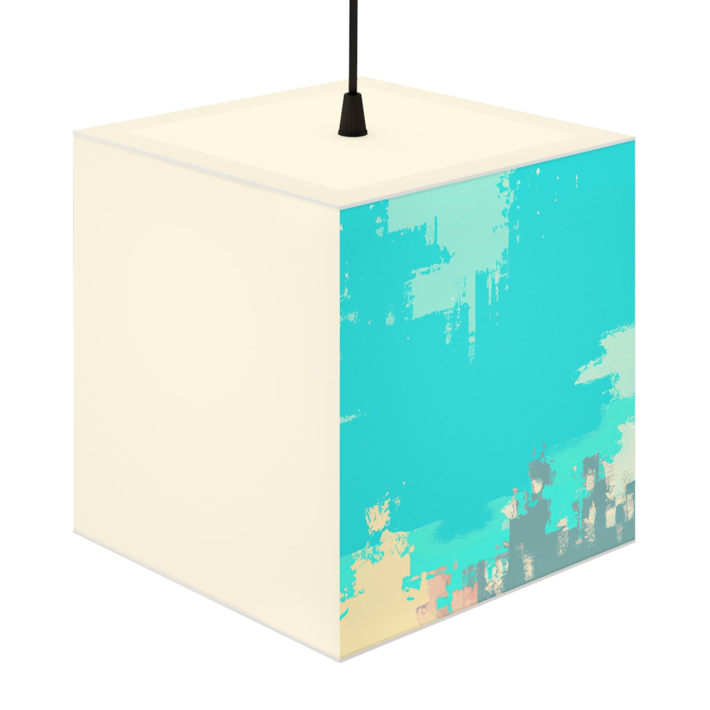 „Eine luftige Himmelslandschaft: Eine Kombination aus Tradition und Moderne“ – Die Alien Light Cube Lampe