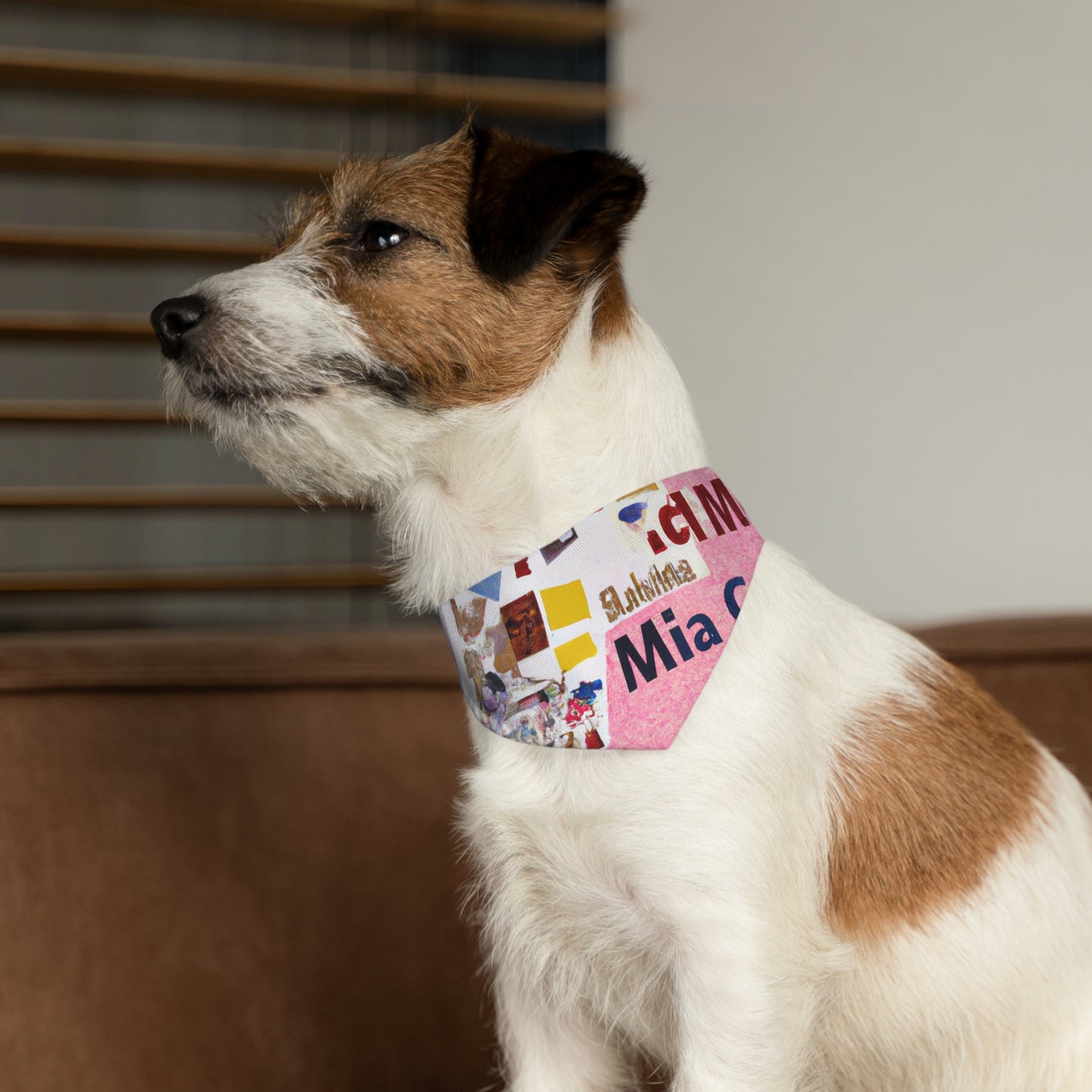 "Construyendo una identidad en línea: un collage de redes sociales" - The Alien Pet Bandana Collar