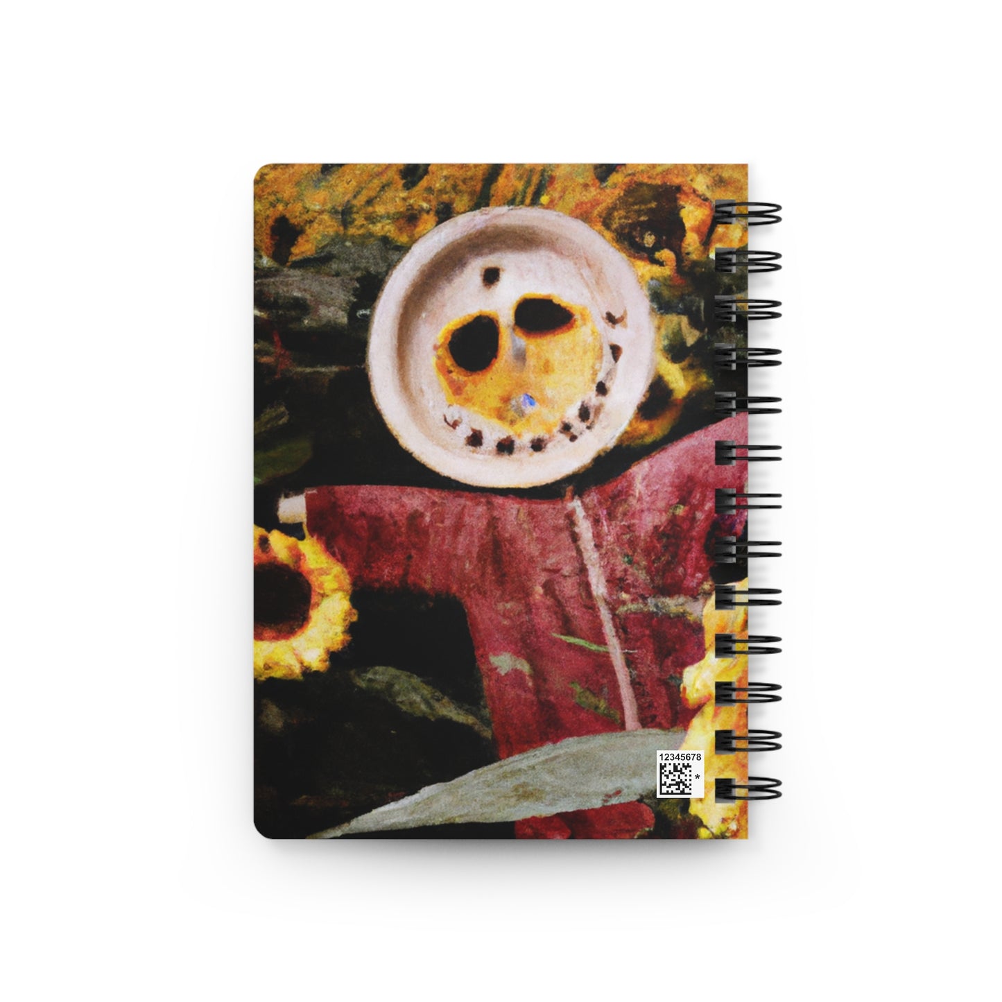 "Centinela solitario del campo de girasoles" - The Alien Spiral Bound Journal