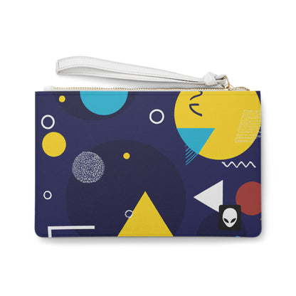 "Geometric Fusion: Bringing Your Vision to Colorful Life" - The Alien Clutch Bag