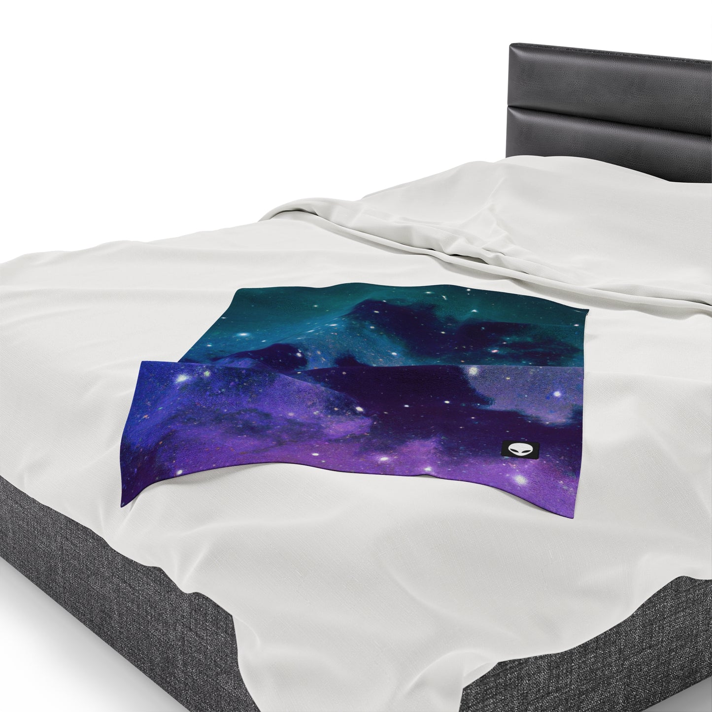 "Midnight Celestial Symphony" - The Alien Velveteen Plush Blanket