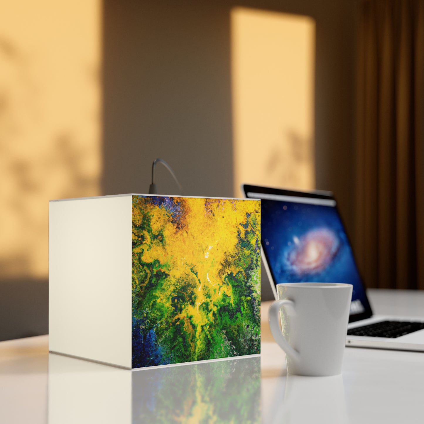 "Exploring Colorful Textures" - The Alien Light Cube Lamp