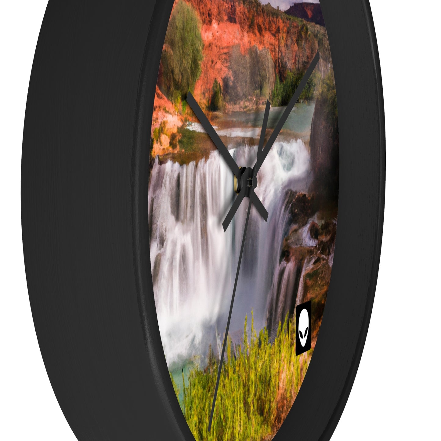 "Capturing Nature's Beauty: Crafting an Iconic Landscape in Vibrant Art" - The Alien Wall Clock