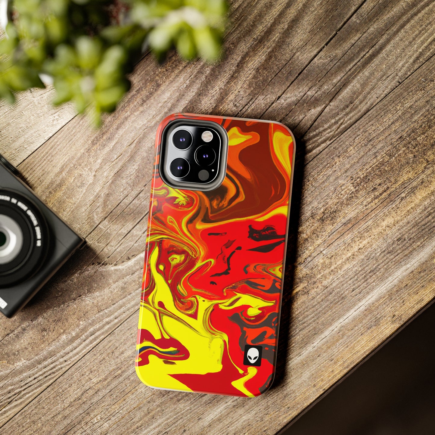 "Abstract Energy in Motion" - The Alien Tough Phone Cases