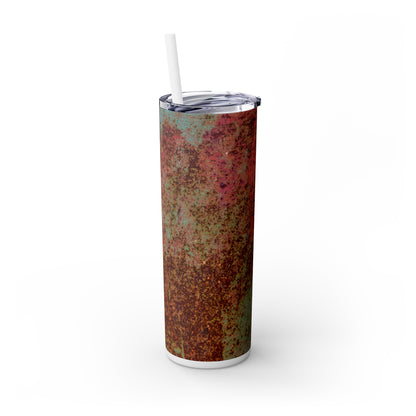 Visionary Vignettes - The Alien Maars® Skinny Tumbler with Straw 20oz