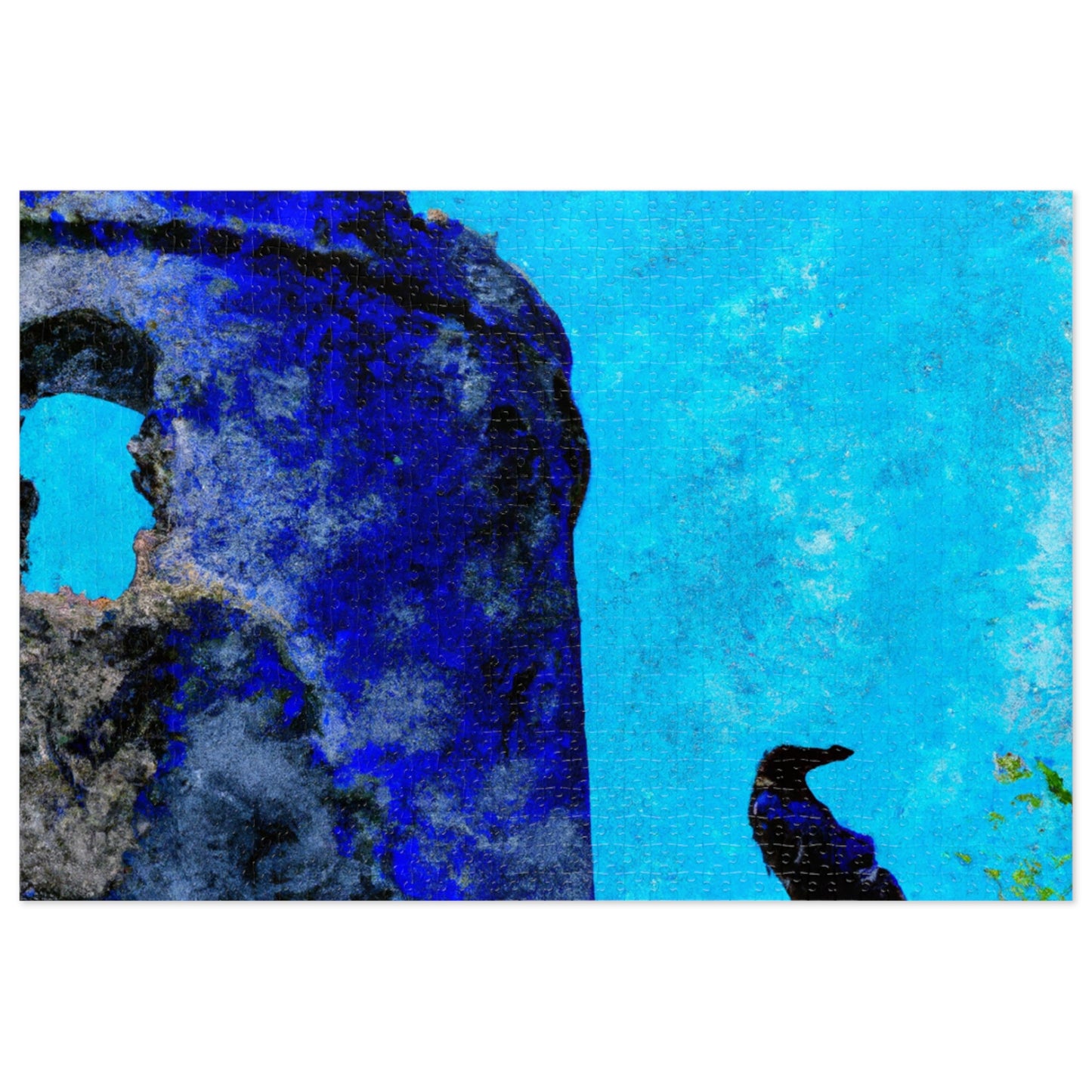 "Crow's Perch on a Waning Tower" - The Alien Jigsaw Puzzle