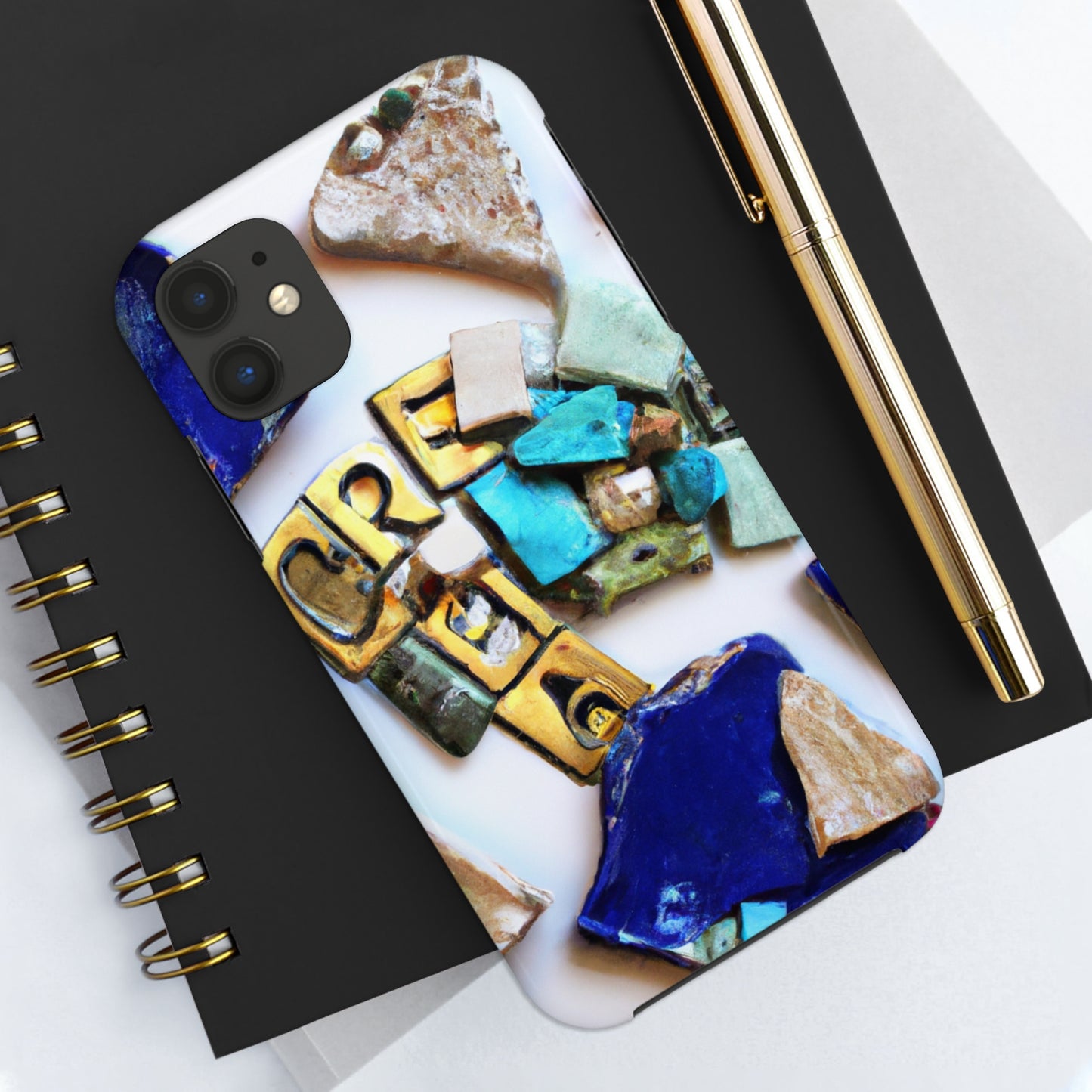 „Ein Mosaik der Belastbarkeit: Eine kreative Erkundung von Stärke und Ausdauer“ – The Alien Tough Phone Cases