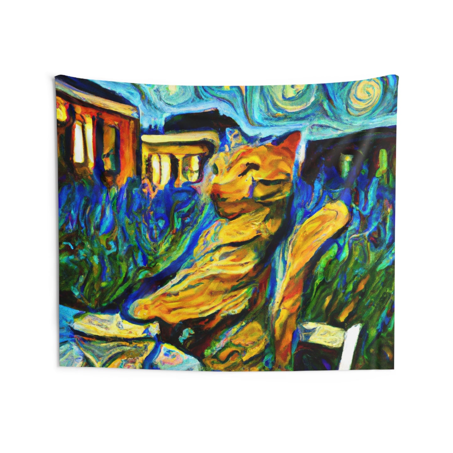 „Eine Katze unter den himmlischen Teeblättern“ – Die Alien-Wandteppiche