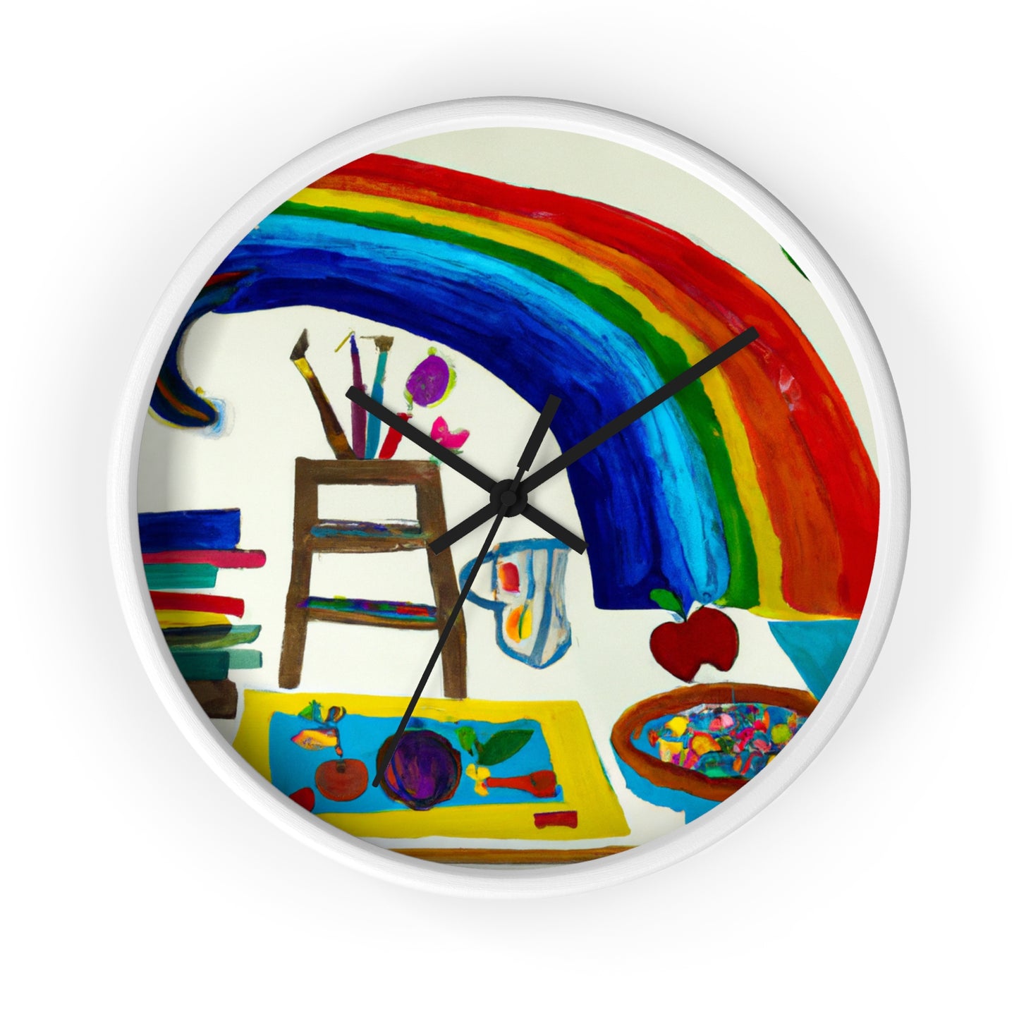 "A Fanciful Rainbow of Possibilities" - The Alien Wall Clock