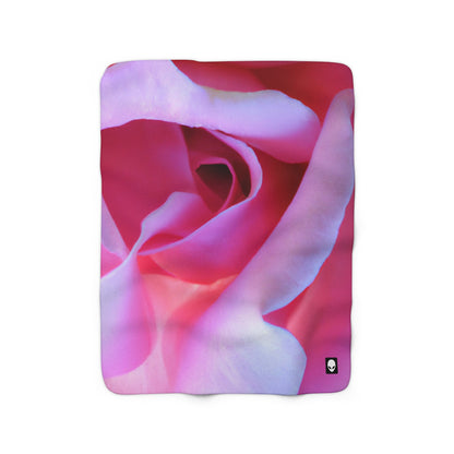 "Blissful Blooms: The Delicate Beauty of Nature" - The Alien Sherpa Fleece Blanket