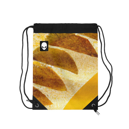 "A Natural Mosaic: Shapes and Colors from the Earth"- The Alien Drawstring Bag