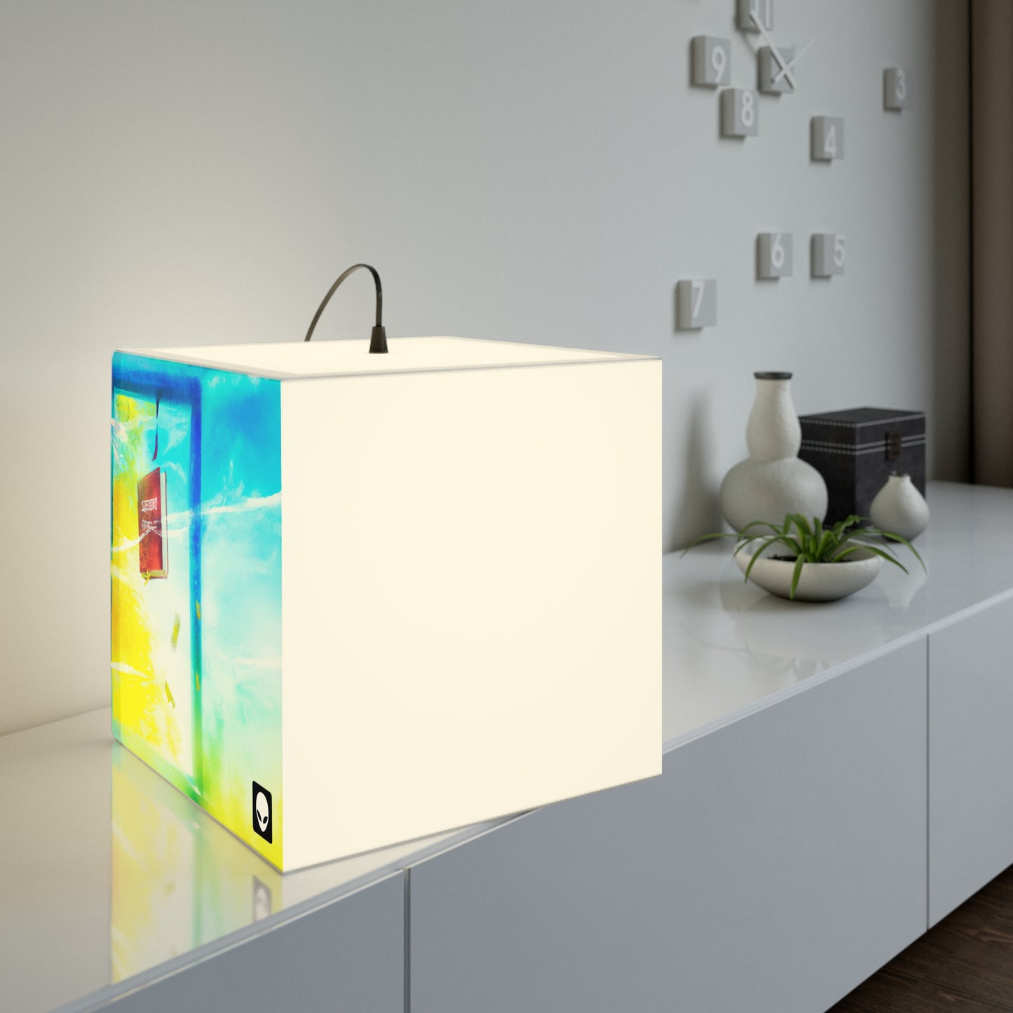 "Exploring My World through Art: Capturing the Memories of Places Visited" - The Alien Light Cube Lamp