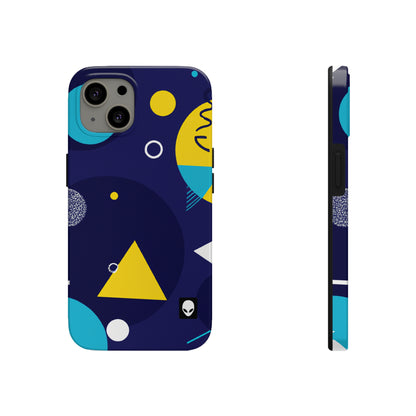 „Geometrische Fusion: Erwecken Sie Ihre Vision zum farbenfrohen Leben“ – The Alien Tough Phone Cases