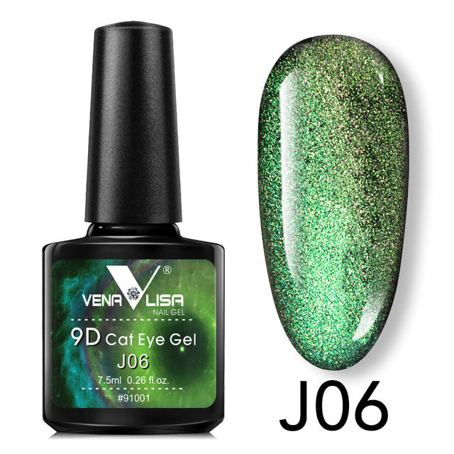 Venalisa 9D Gel barniz ojo de gato mágico camaleón Gel barniz manicura galaxia estrellada magnético Multicolor 5ml esmalte de uñas en Gel