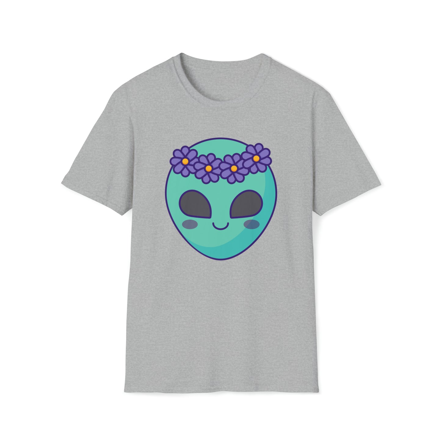 Starry Serenity - The Alien Unisex Softstyle T-Shirt