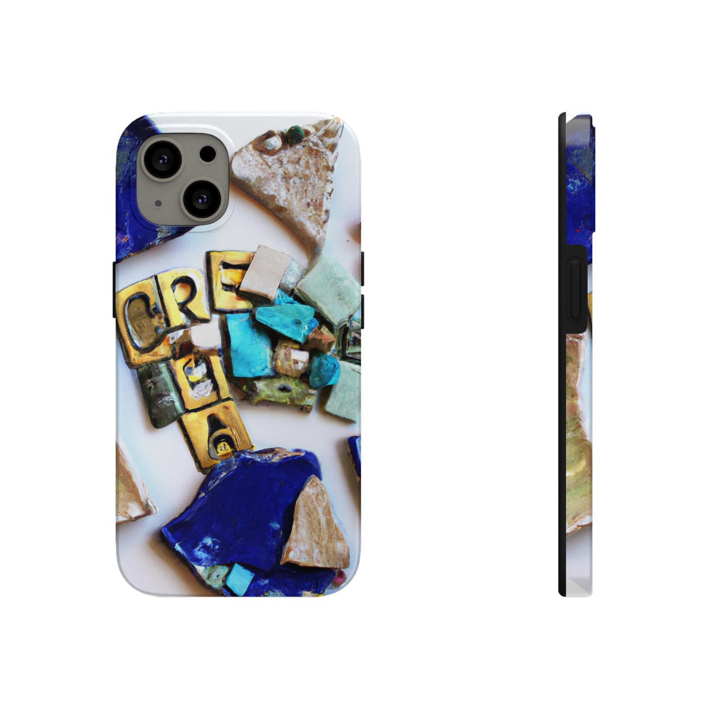 „Ein Mosaik der Belastbarkeit: Eine kreative Erkundung von Stärke und Ausdauer“ – The Alien Tough Phone Cases