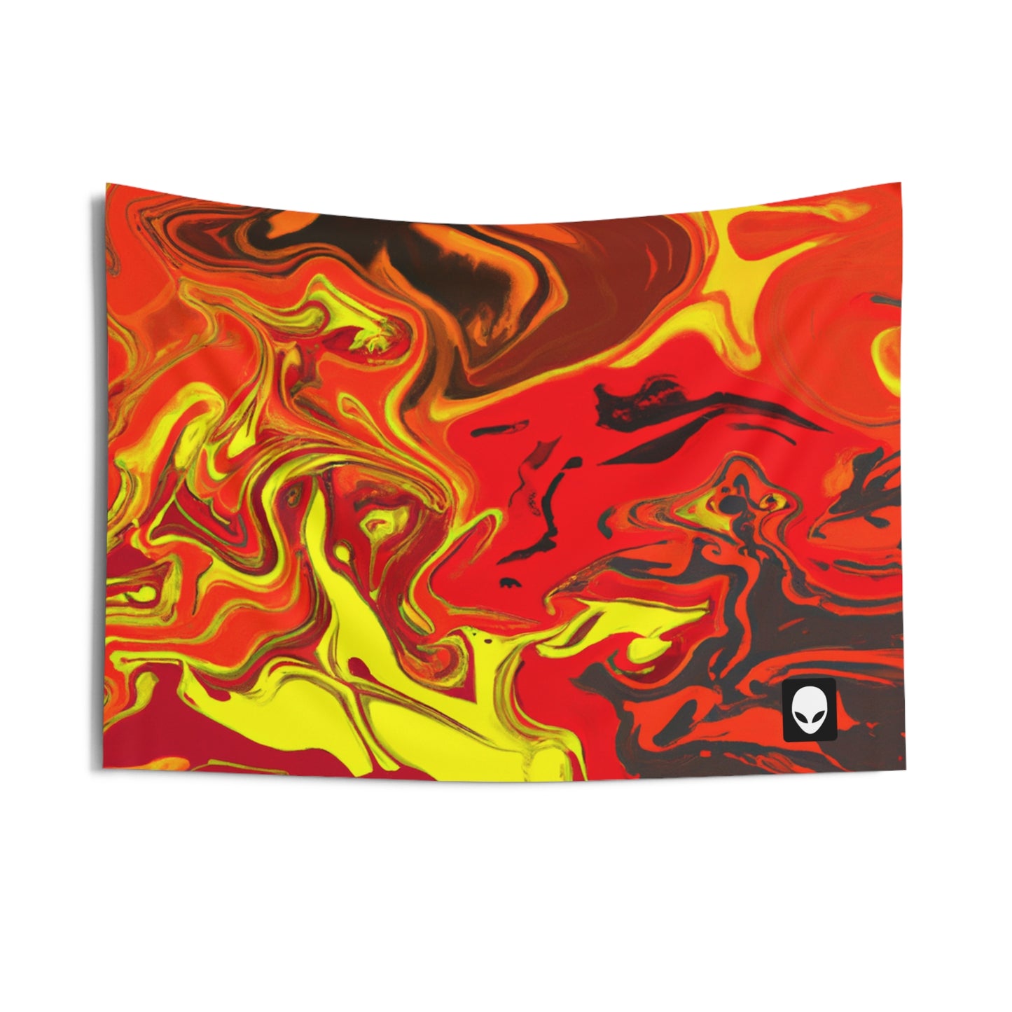 "Abstract Energy in Motion" - The Alien Wall Tapestries