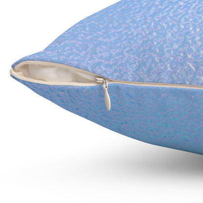 Silver Luxe - La almohada cuadrada de poliéster hilado alienígena