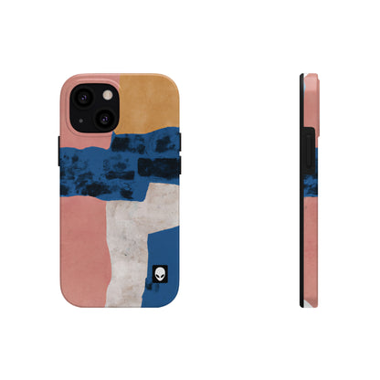 "Interacción de luces y sombras: un collage abstracto" - The Alien Tough Phone Cases