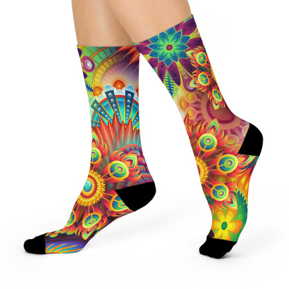 The First Trippy Space – The Alien Cushioned Crew Socken