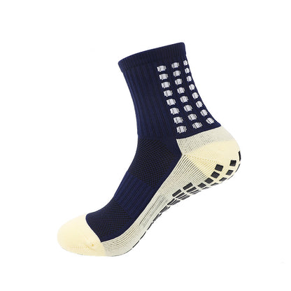 Professioneller Trainingswettbewerb, dicker Handtuchboden, Mittelrohr, Kleberabgabe, rutschfeste Sportsocken