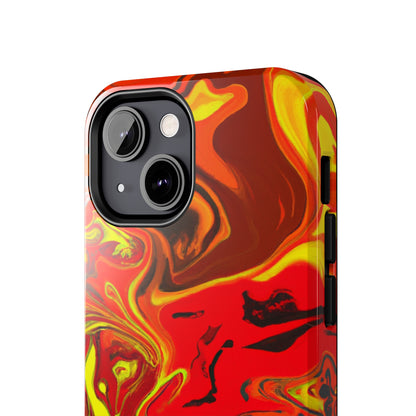 "Abstract Energy in Motion" - The Alien Tough Phone Cases