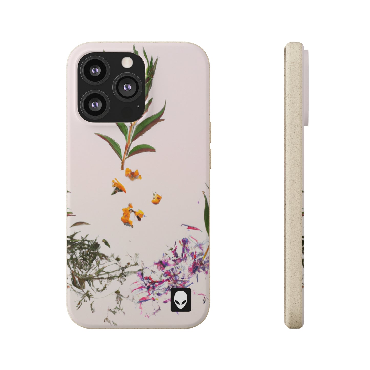 "Exploring Nature's Palette: An Experiment in Abstract Art" - The Alien Eco-friendly Cases