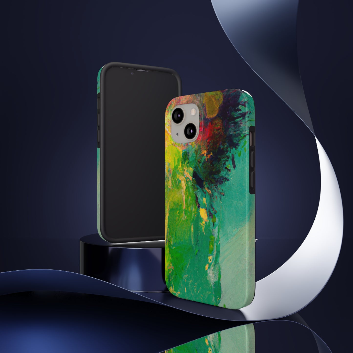 "Un día de verano perezoso: una oda abstracta" - The Alien Tough Phone Cases