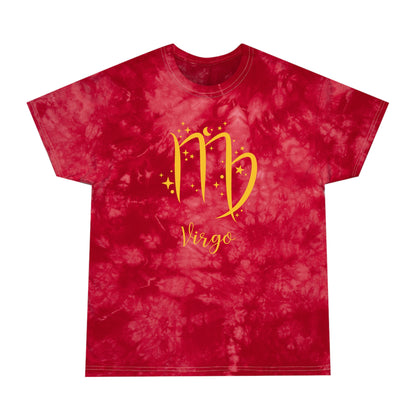 Virgo Zodiac Sign  - The Alien Tie-Dye Tee, Crystal