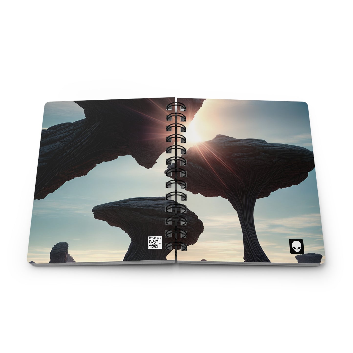 "Alien Landscape Odyssey" - The Alien Spiral Bound Journal