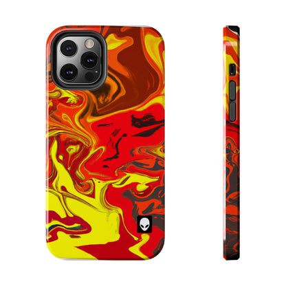 "Abstract Energy in Motion" - The Alien Tough Phone Cases