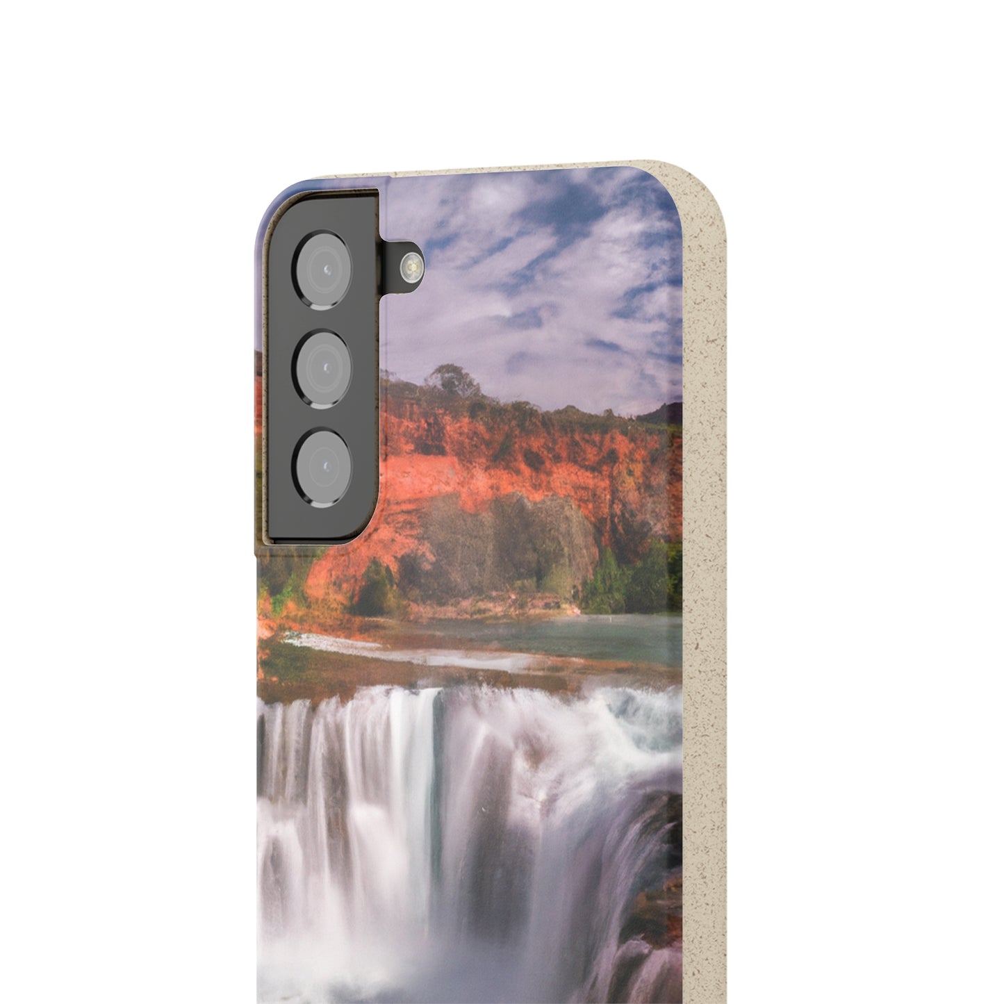 "Capturing Nature's Beauty: Crafting an Iconic Landscape in Vibrant Art" - The Alien Eco-friendly Cases