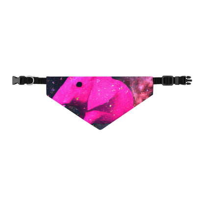 "Majestic Pinkelephant Exploration" - El collar de bandana para mascotas alienígenas