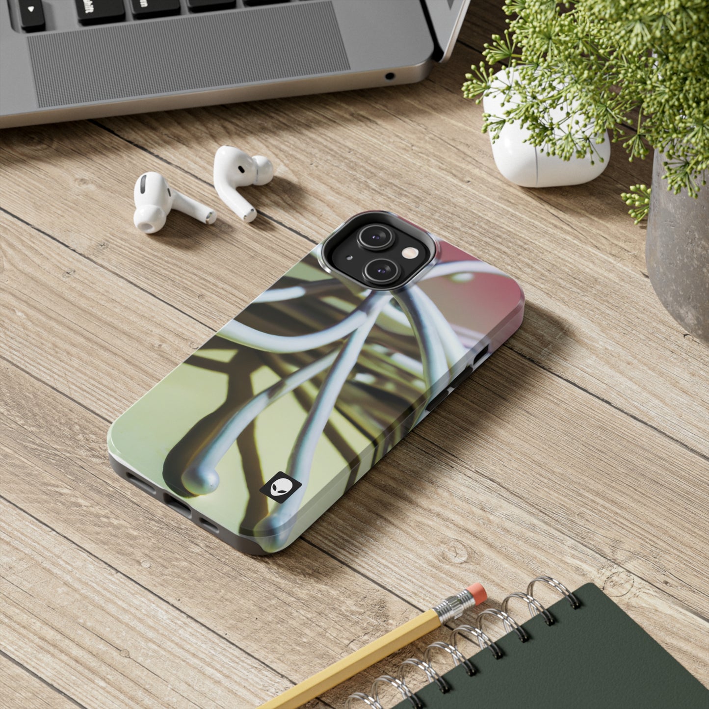 "Abstract Artistry: Constructing Emotion from Common Objects" - The Alien Tough Phone Cases