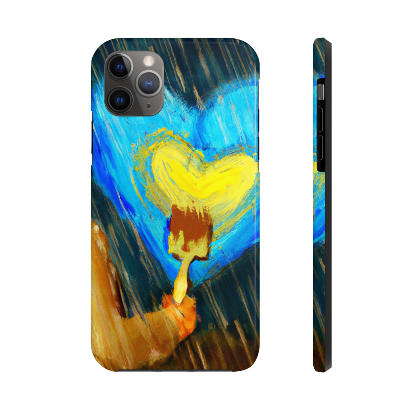 "Life-size Love in a Stormy Sky" - The Alien Tough Phone Cases