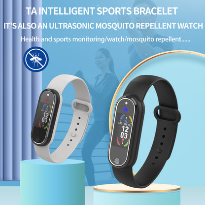 Nueva pulsera repelente de mosquitos Reloj de pulsera ultrasónico para insectos Repelente portátil Pulsera electrónica Anti Mosquitos Bebés Niños Adultos