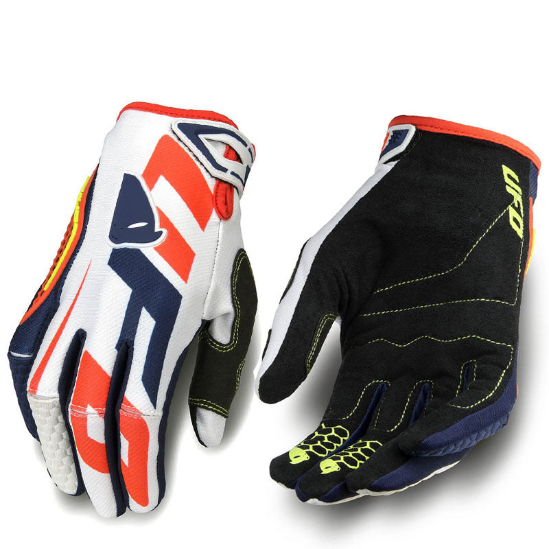 Guantes para motocicleta, ciclismo, todoterreno, guantes transpirables con dedos largos